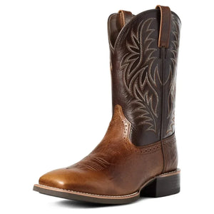 Men High Boots Embroidery Retro Handmade Mens Boots Western Cowboy Boot Pointed Toe Boots Hand Stitching Outdoor Men's Shoes - My Store