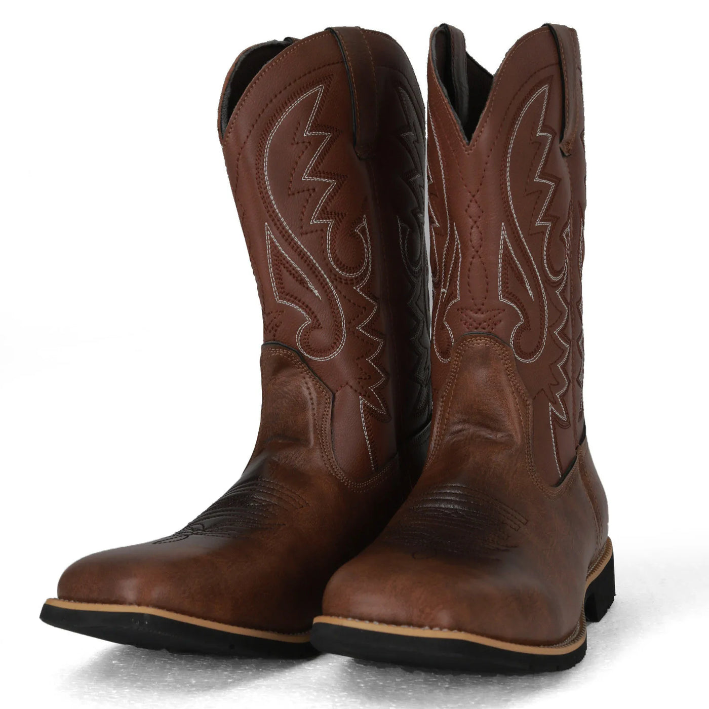 Quality Men'S Denim Boots Embroidered Western Denim Boots Pointed Small Leg Men'S Boots Anti Slip Men'S Riding Soled Boots