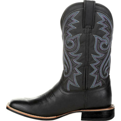 Quality Men'S Denim Boots Embroidered Western Denim Boots Pointed Small Leg Men'S Boots Anti Slip Men'S Riding Soled Boots