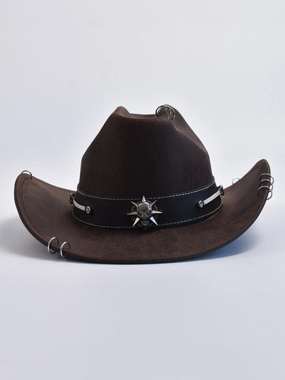 Winter Autumn Men's Western Cowboy Hat Vintage Gentleman Lady Cowgirl Jazz Hat Sombrero Hombre