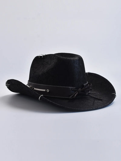 Winter Autumn Men's Western Cowboy Hat Vintage Gentleman Lady Cowgirl Jazz Hat Sombrero Hombre