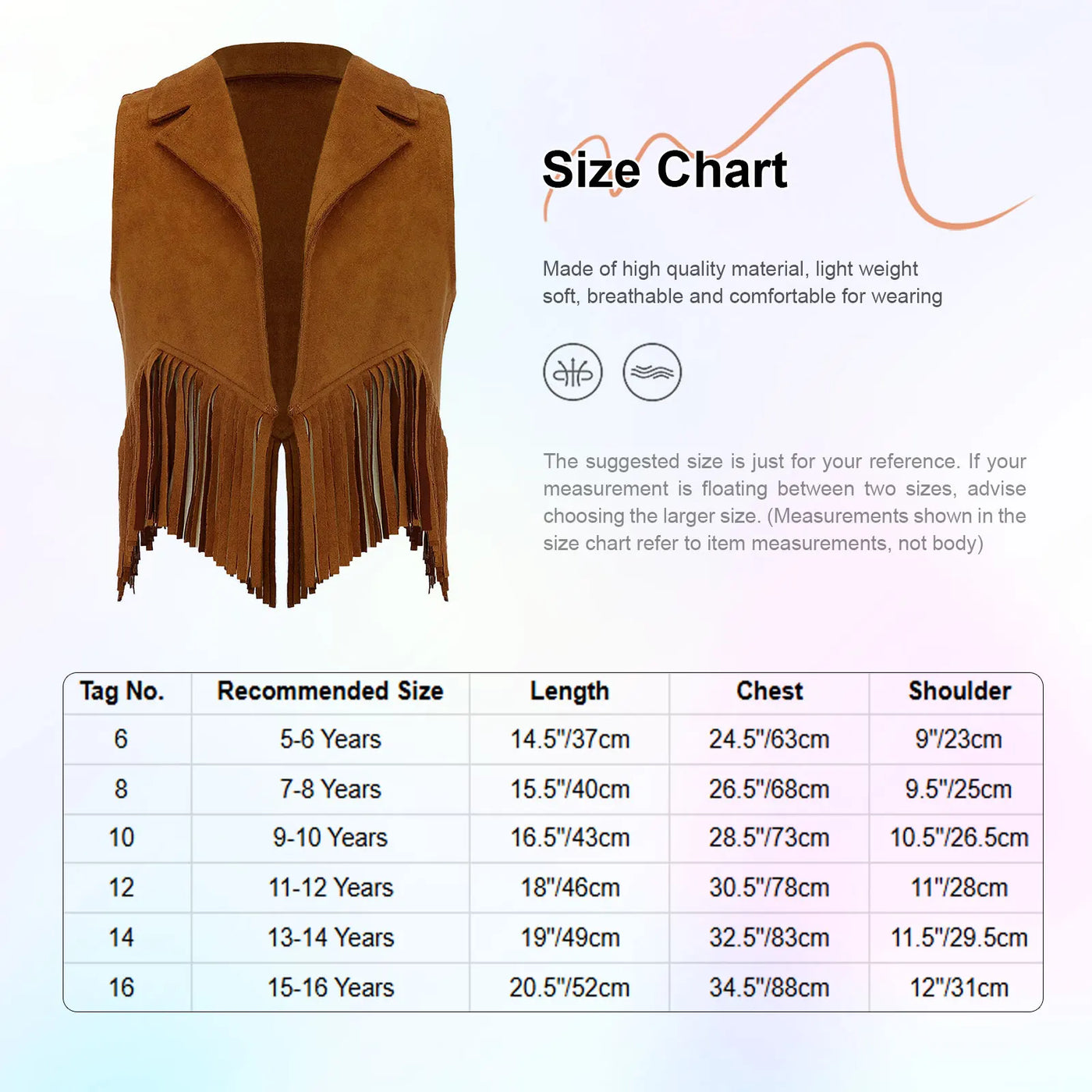 Boys Girls Western Cowboy Vest Halloween Carnival Cosplay Costume Retro Suede Tassel Jacket Tops Party Masquerade Dress up Coat - My Store